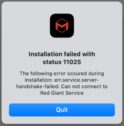 Investere Far Målestok Maxon App Error 11025: Can not connect to Red Giant Service – Knowledge Base