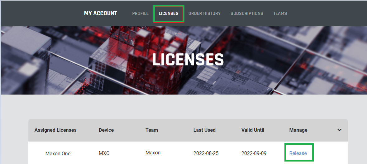 maxon license assignment required