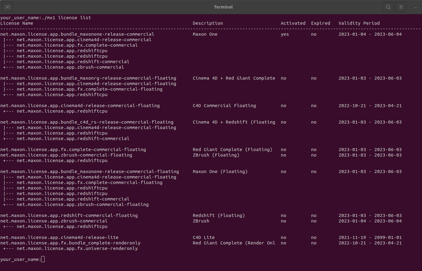 maxon license assignment required